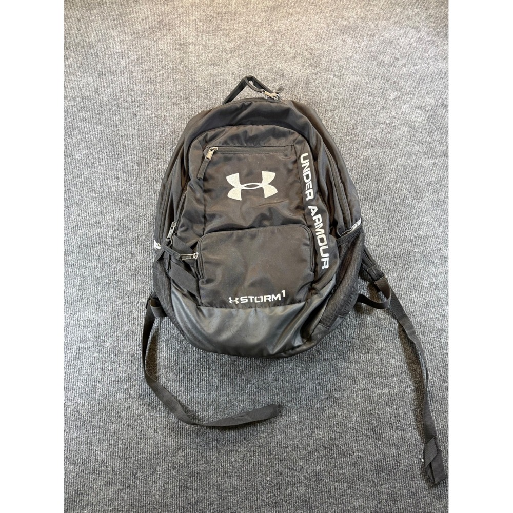 Under Armour Storm 1 Backpack Black Water Resistant Laptop Sleeve Travel Bag